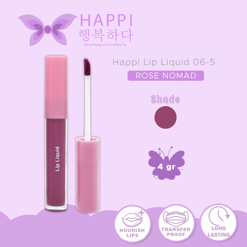 HAPPI Lip Liquid Matte Lip Cream