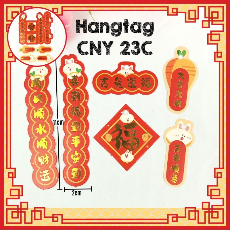 HAND TAG IMLEK CNY - CNY 23 C ISI 10 PCS