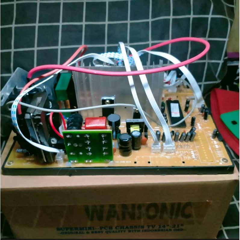 MESIN TV TABUNG 21 SLIM FLAT (TANPA TUNER) MESINTV. COM BY WANSONIC