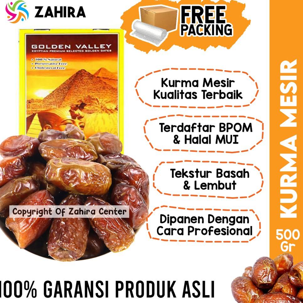 

⇹ Kurma Basah Mesir Madu 500gr BPOM Golden Valley Gizza Pyramid Untuk Puasa & Nabeez Enak Bergizi ㆆ