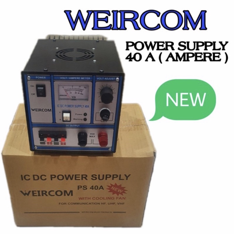 Power Supply Weircom 40 Ampere Bergaransi