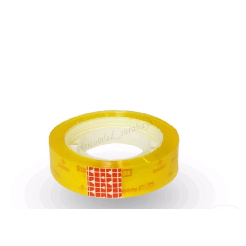 

selotip kecil Asahi/isoalasi soalasi 1 / 2 x 25 yard