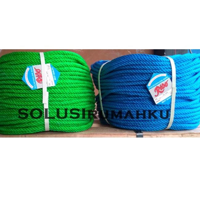 

[U-6R ✓] Tali Tambang Plastik 5mm 1 KG 1 RIDO Flexible Lentur SATU Kilogram-murah