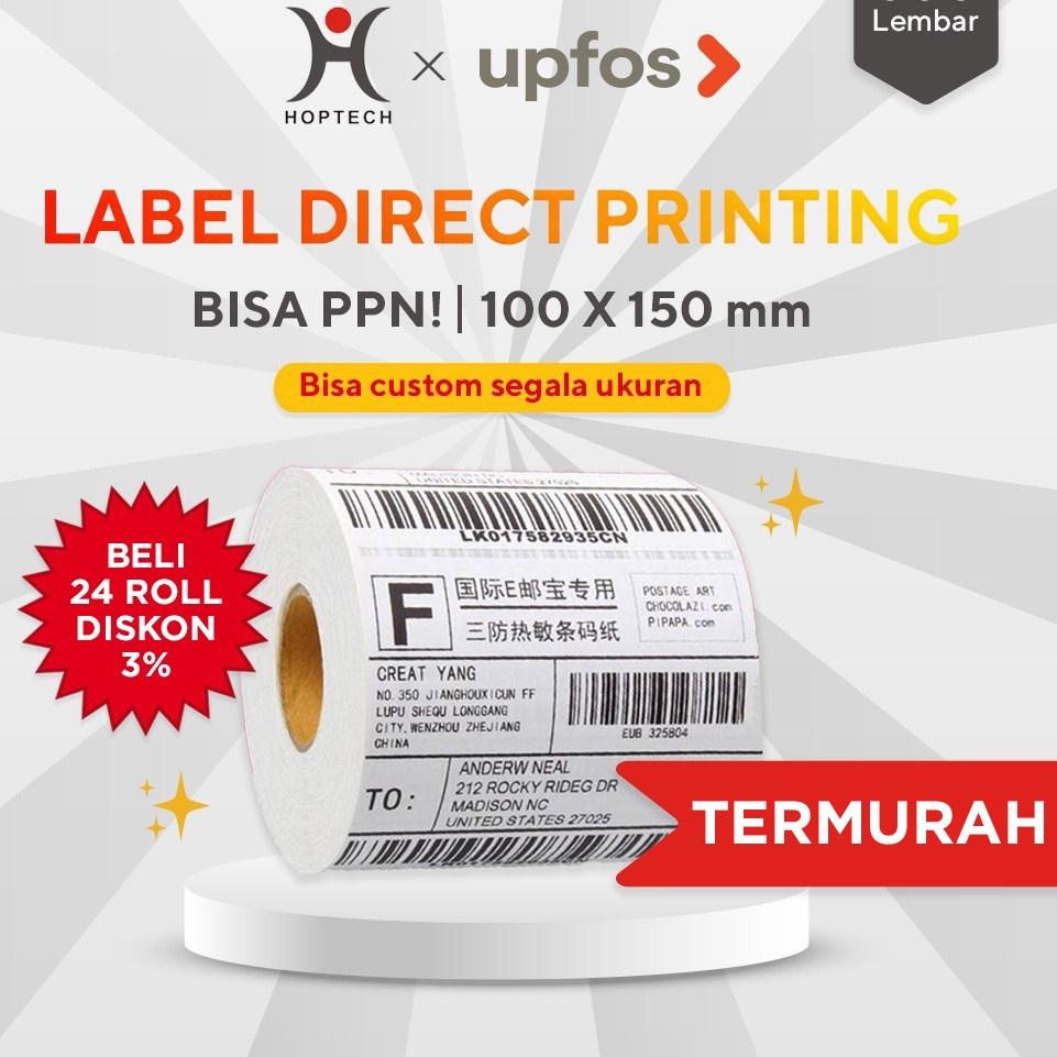 

▌▌▌ Kertas Thermal Label Barcode 100 x 150 mm ukuran A6 isi 500pcs