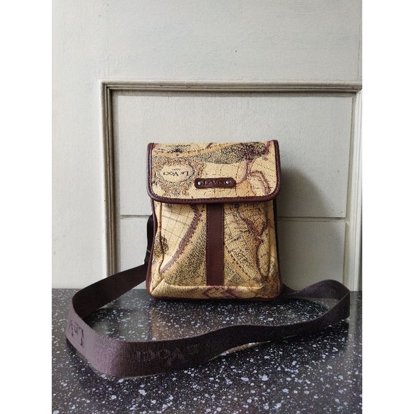TAS SLING PRIA WANITA LE VOCI ROMA SECOND BRANDED IMPORT / TAS SELEMPANG PRIA WANITA LE VOCI ROMA