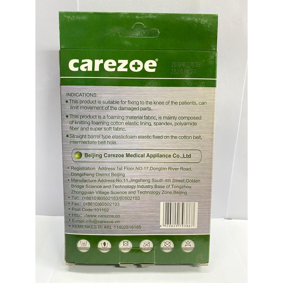 Deker Lutut 4620  / Knee Support Carezoe