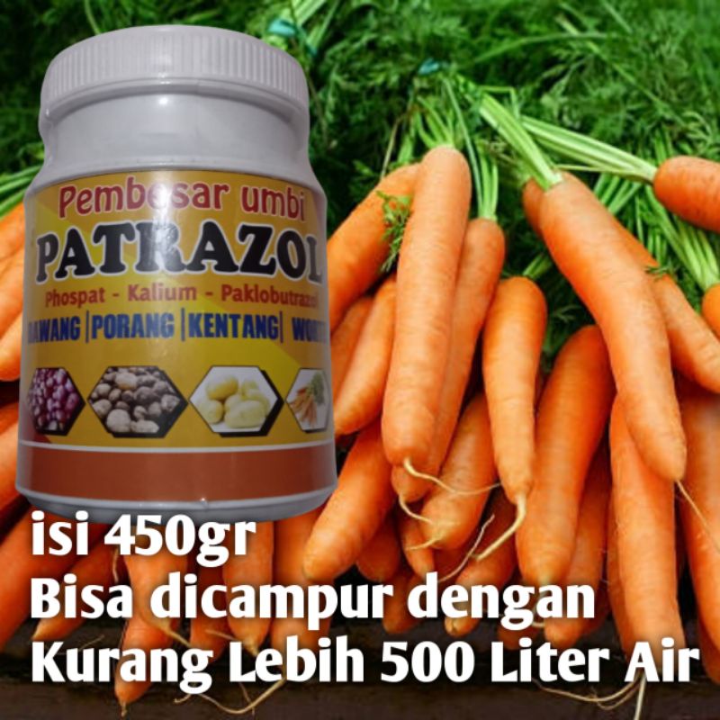 Pupuk Pembesar Umbi Wortel Patrazol 450gr