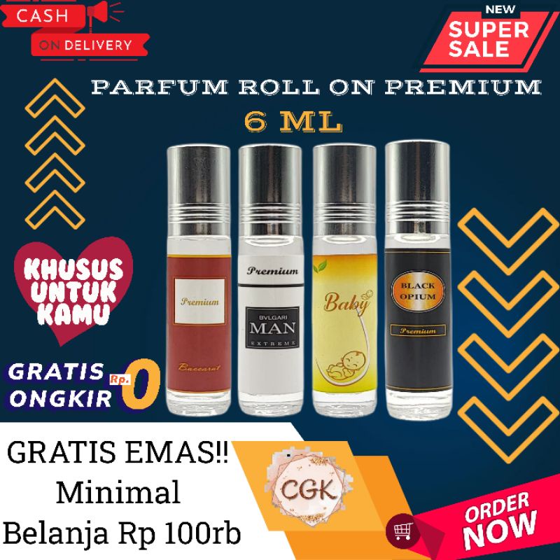 PARFUM PRIA BLACK OPIM ROLL ON 6 ML PREMIUM TERMURAH/ PARFUM PRIA PREMIUM /MINYAK WANGI PRIA