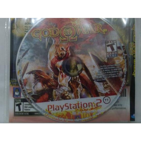 CD DVD KASET PS2 KOPAB GOD OF WAR 1