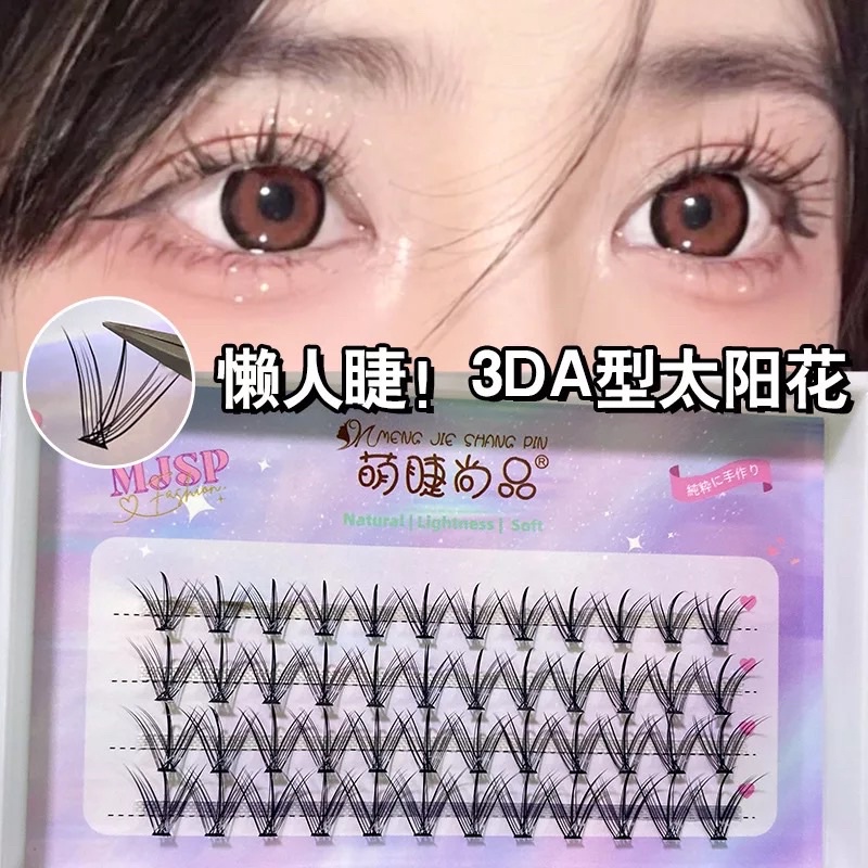 F156 Fairy ANIME Manga Lashes Thick Little Devil False Eyelashes Bundles Single Cluster Segmented Natural Simulation Cos Eyelashes Eye Extension