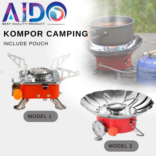 Kompor Camping Gas Model Kotak Mini Portabel Stove Mini Alat Masak Gunung