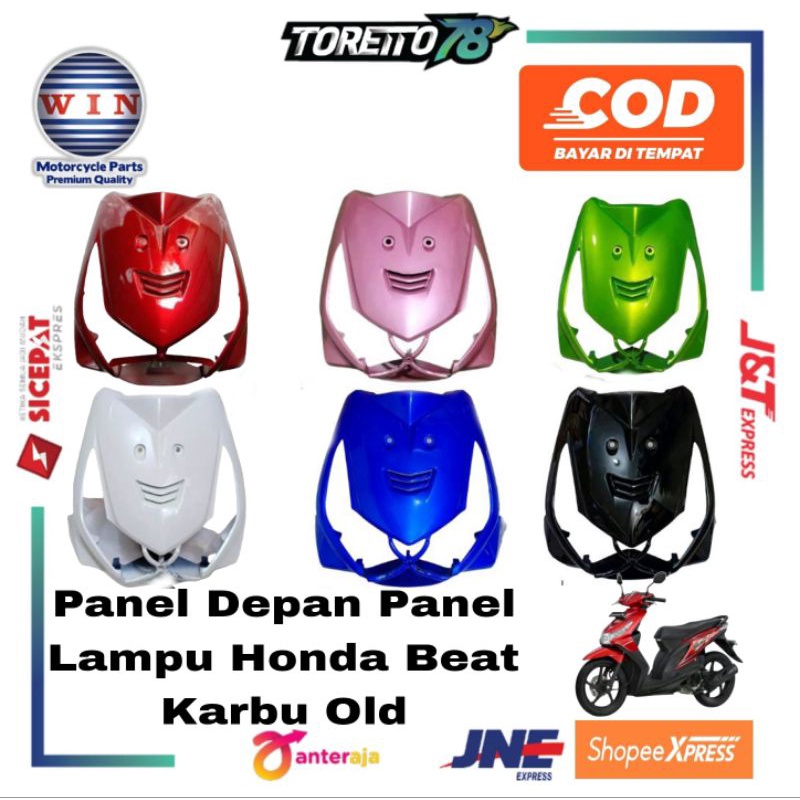Panel Depan Panel Lampu Depan Honda Beat Karbu Old Merk Win