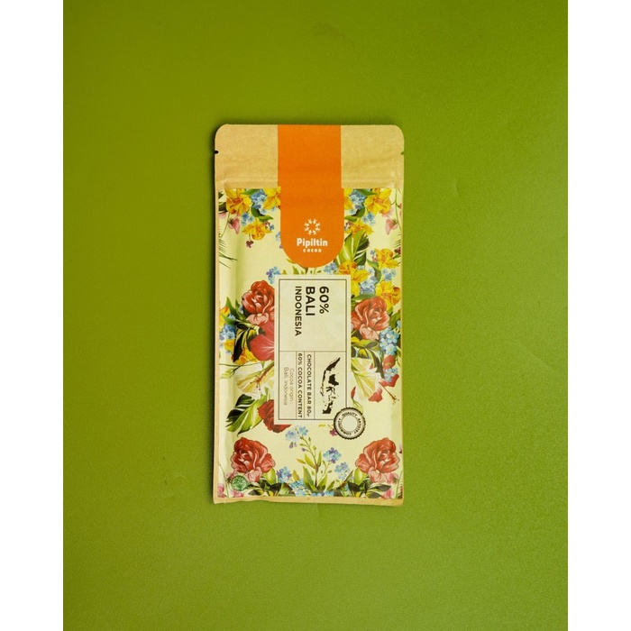 

[BEST SELLER] Pipiltin Cocoa Dark Chocolate - Chocolate Bar Bali 60% - 80gr