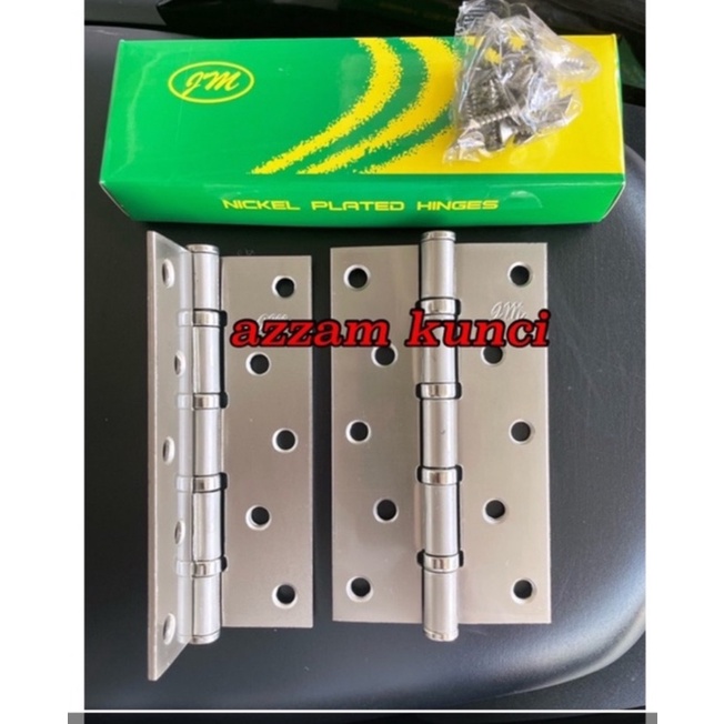 Promo engsel 5 inc 4 inch dekkson engsel pintu panel dekkson black hitam stanlis 304 tebal  engsel engsel pintu hitam engsel/ENGSEL PINTU HITAM ORIGINL PRODUK/ ENGSEL 5 INC