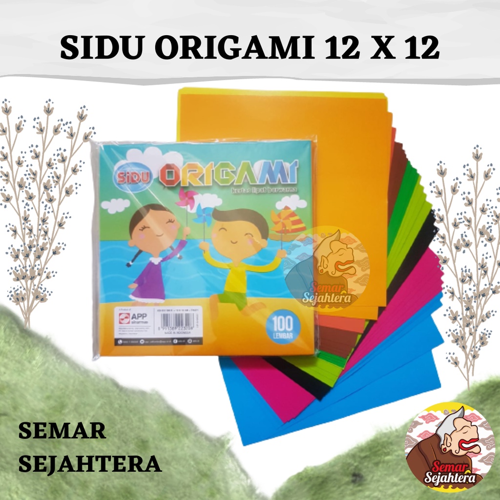 

[PAK] KERTAS LIPAT / ORIGAMI SIDU UKURAN 12 X 12 ISI 100 LEMBAR*