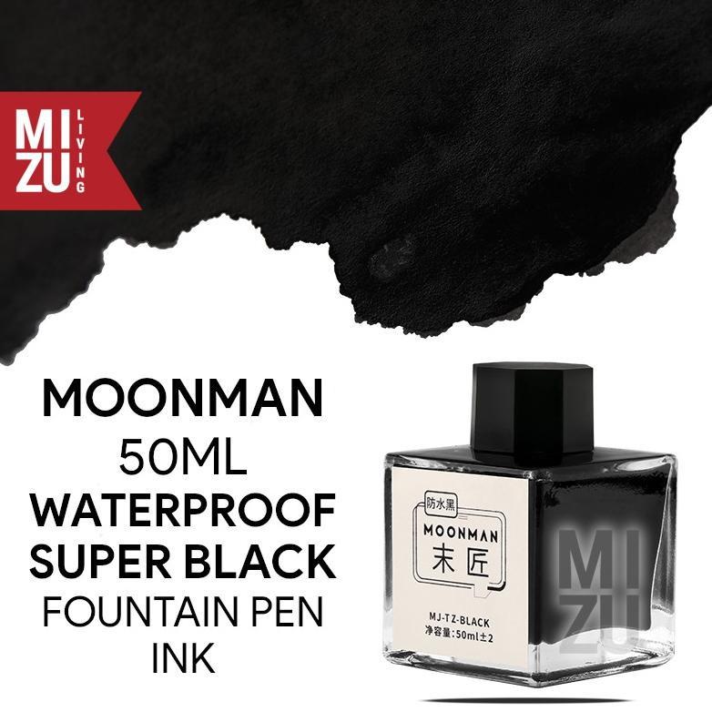 

MOONMAN MAJOHN WATERPROOF PERMANENT FOUNTAIN PEN INK 50ML BOTTLE TERLARISS...,,,,,