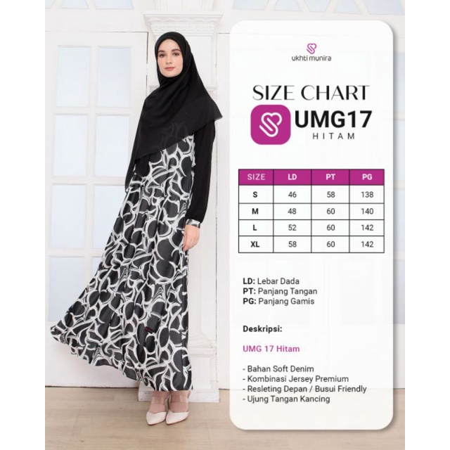 Baju Gamis Ukhti UMG 17