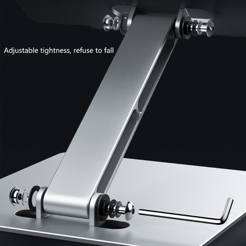 Zzz Stand Laptop Tinggi Adjustable Platform Riser Aluminium Ergonomis Untuk Thinkplus