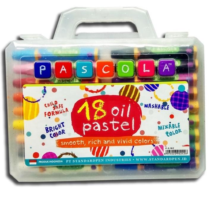 

IADR-72 Crayon Oil Pastel Pascola 18 warna ( 1 set ) [124]
