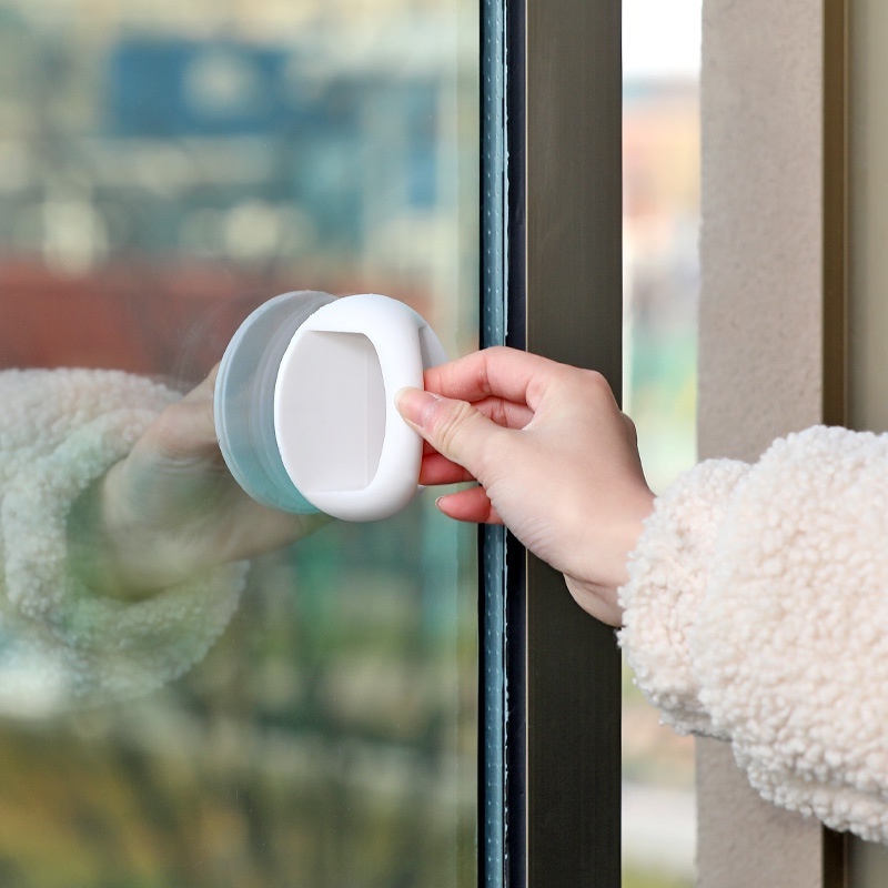 [Grosir] Handle Tarikan Lemari Seamless Gagang Pintu Untuk Lemari Jendela Laci Bebas Pukulan Self-adhesive Circular Tambahan Knobs Balkon Kaca Sliding Handle Serbaguna
