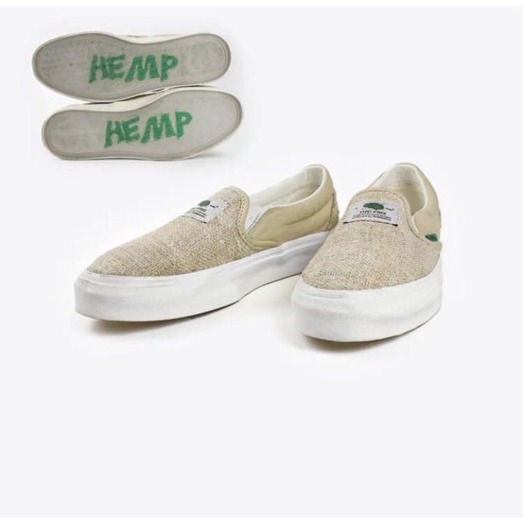 Sepatu NoBrands Slip On Hemp - Original - Local Pride - Sneakers Pria dan Wanita -