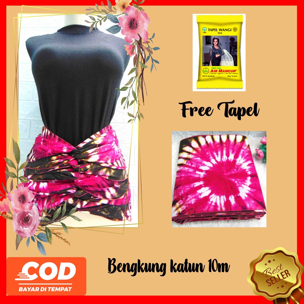 [FREE TAPEL]Bengkung Ibu melahirkan 10m /Bengkung kain /Bengkung Andien/ Belly binding /stagen tradisional