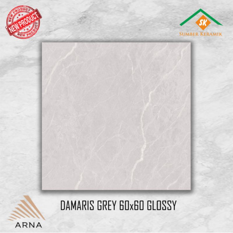 Granite lantai 60x60 Damaris grey / matt / arna