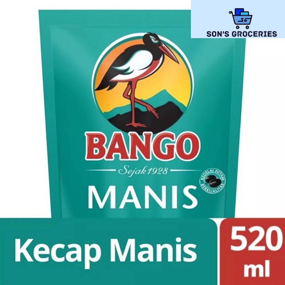 

Kecap Manis BANGO refill 520 ml / 720g