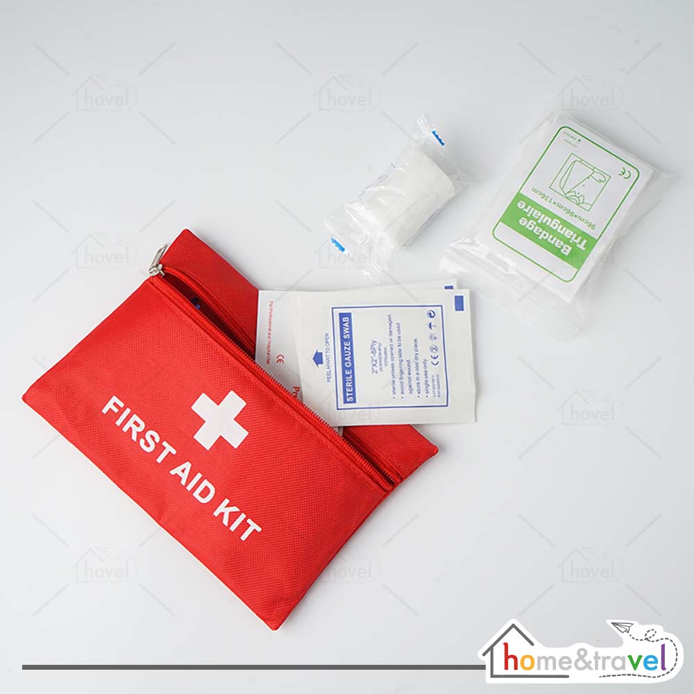 HOVELSHOP Pouch Tempat Obat Serbaguna Cocok Untuk Menyimpan Berbagai Kebutuhan Medis