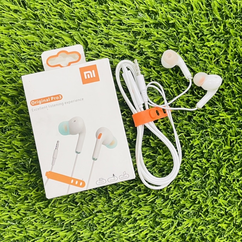 Handfree Pro 3 Xiaomi Mega Bass Stereo Headset + Mic