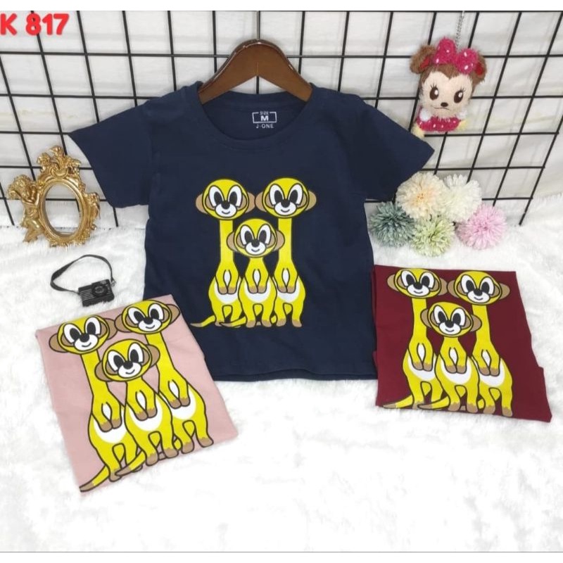 NEW KAOS ANAK K817 / KAOS ANAK MURAH /KAOS MURAH