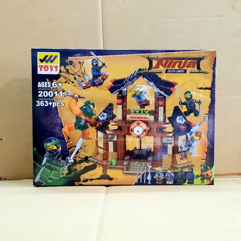 brick ninja go the battle of the temple 363 pcs Decool 20011