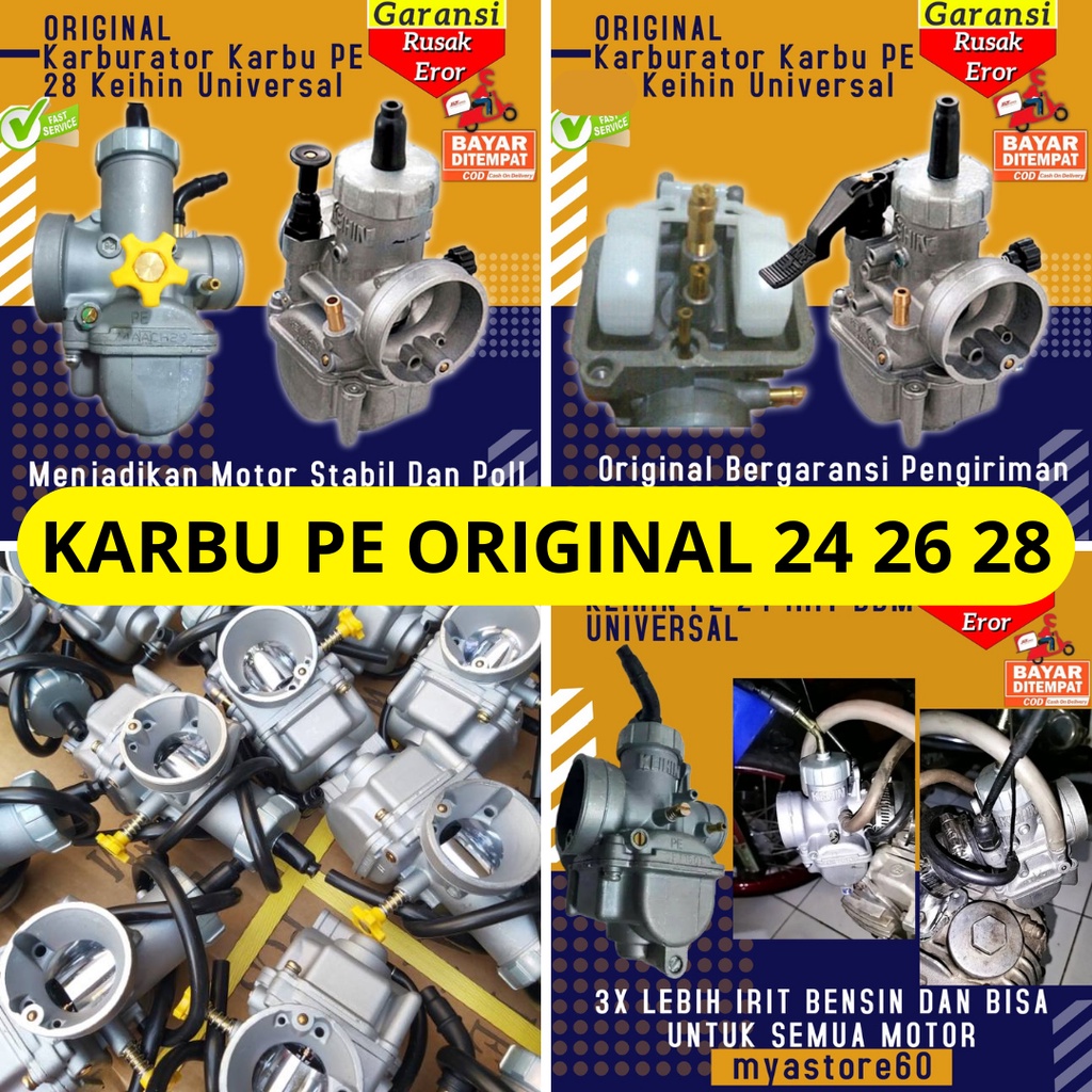 KARBU PE 24 26 28 KODE 115 KUALITAS TERBAIK by keihin rxking supra xi tiger beat vario scoopy gl Karbu Pe Motor Matic Kopling Dab Bebek