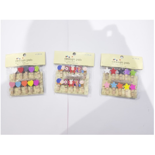 

Clip Kayu isi 10pcs - Claus