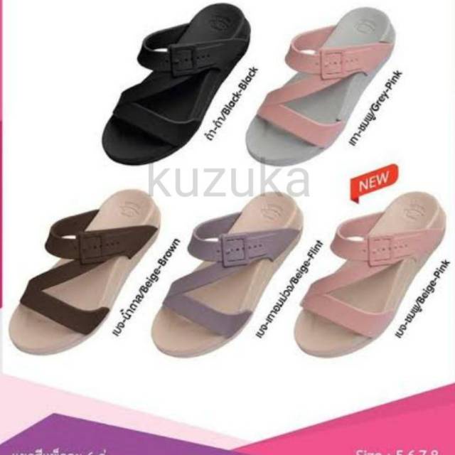 SANDAL WANITA MONIGA 7 ORI THAILAND