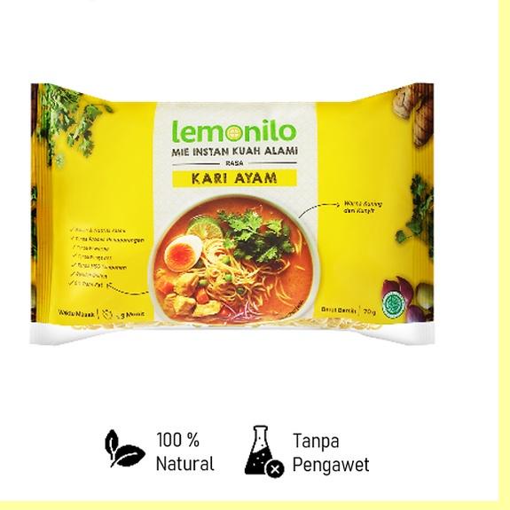 

Restock Lemonilo Mie Kuah Instant Rasa Kari Ayam / Mie Instant Sehat 1 pcs