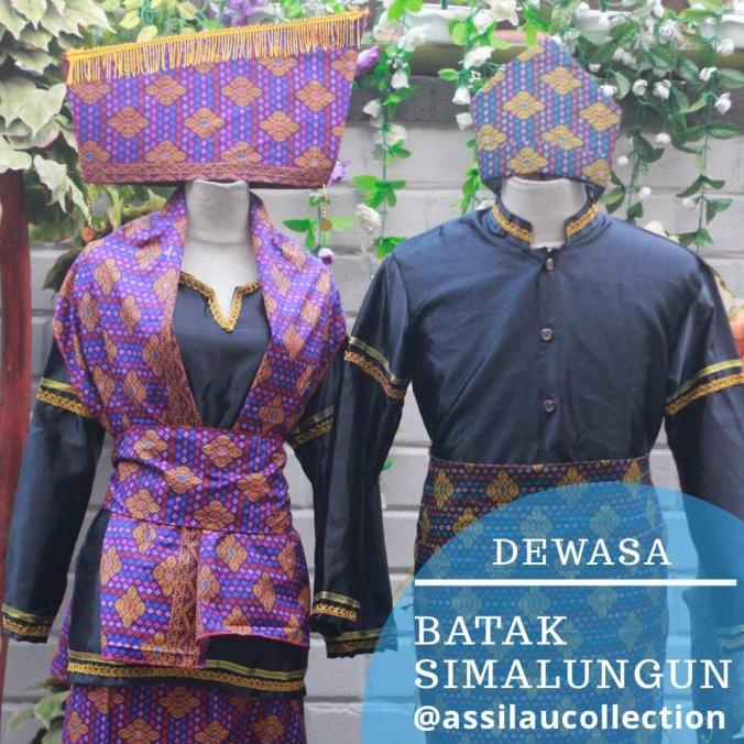 Baju Adat Dewasa Batak Simalungun Satuan ( Cewek/Cowok )
