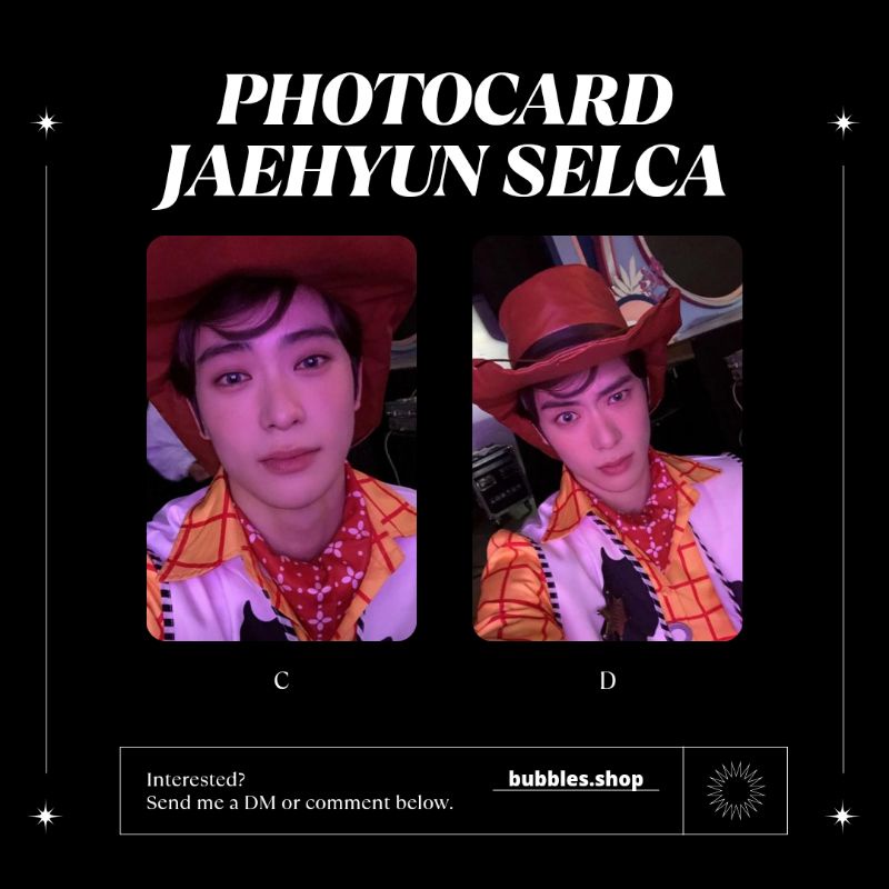 PHOTOCARD UNOFFICIAL JAEHYUN NCT SELCA