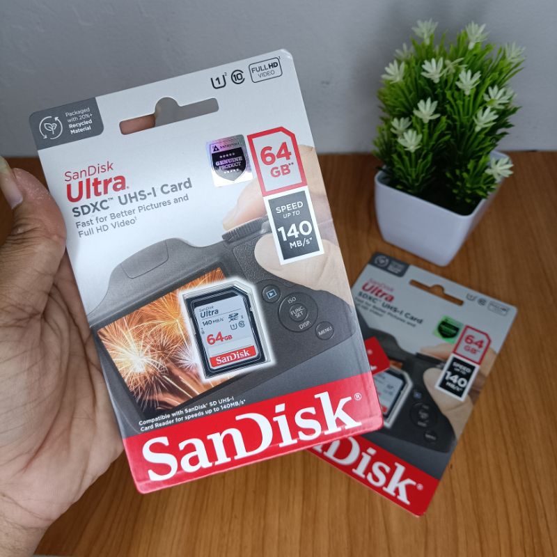 MEMORY SANDISK 64GB ORIGINAL SDCARD SDHC CLASS 10