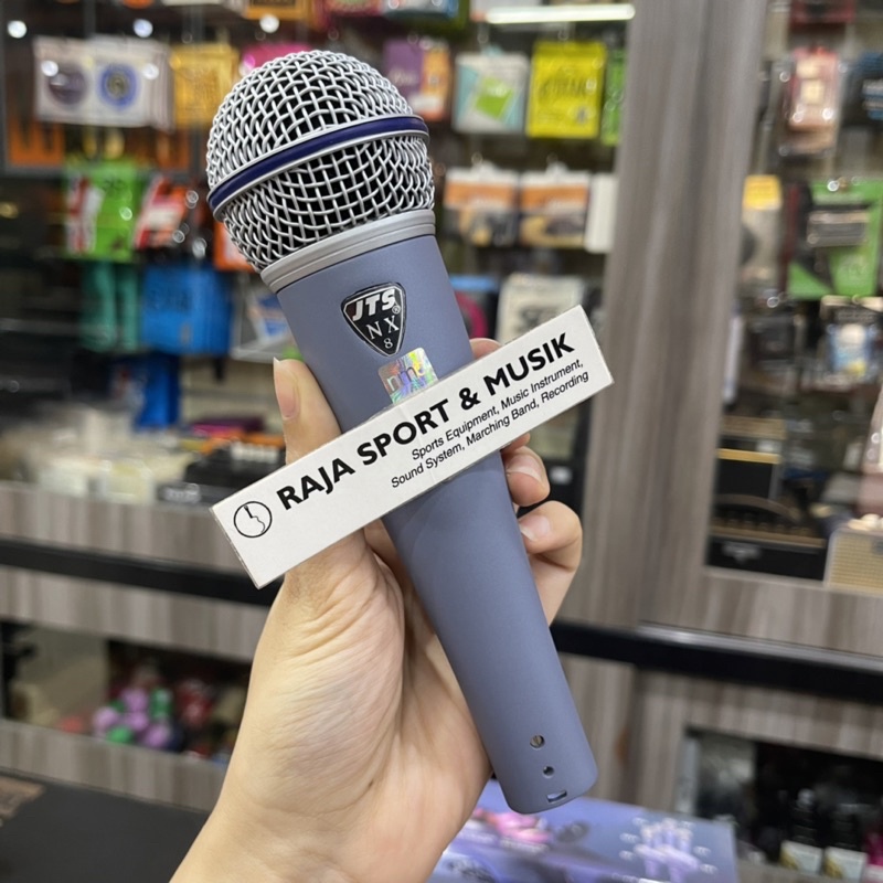 JTS NX8 DYNAMIC MICROPHONE - MIC VOCAL CARDIOID - ORIGINAL NX8 NX-8
