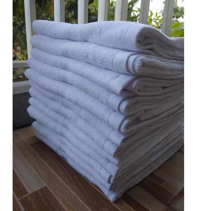 Super Produk HANDUK MUTIA PUTIH TANGGUNG | HANDUK HOTEL UK 50x100