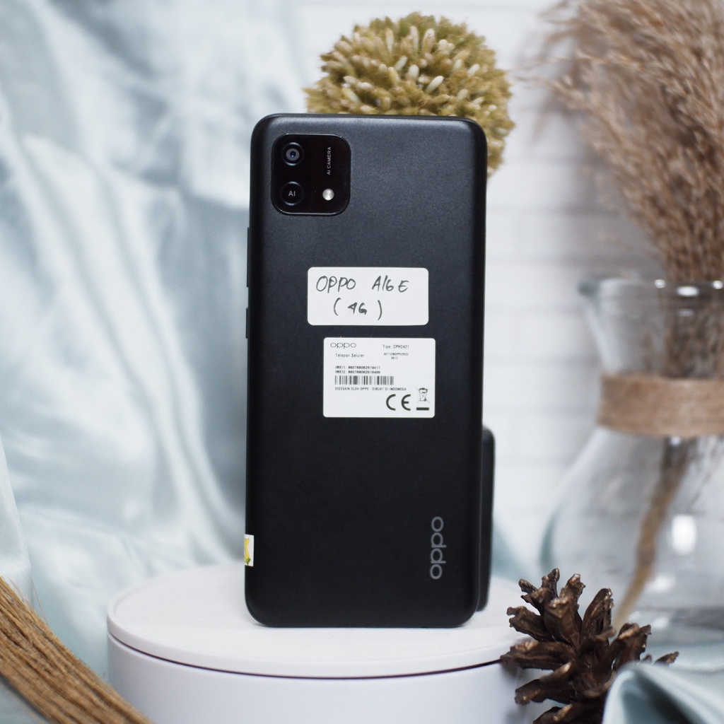 Oppo A16E 3/32gb Fullset - Hp Second Bekas