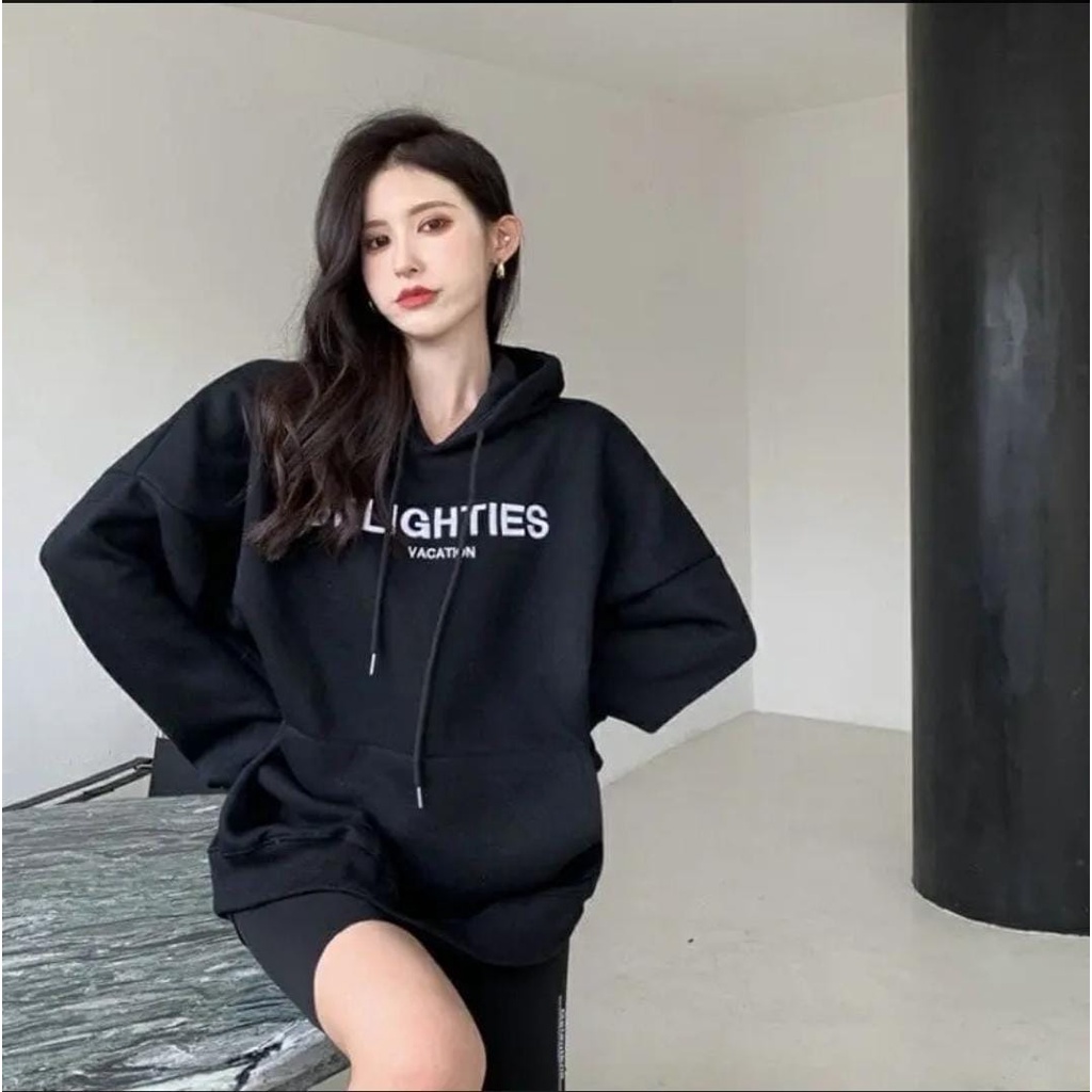 HOODIE UNISEX DELIGHTIES VACATION - JUMPER UNISEX PREMIUM KOREAN STYLE FLEECE TEBAL LEMBUT TERBARU,