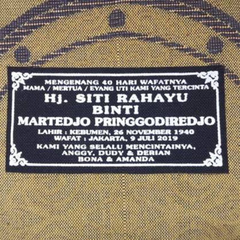 Jasa Sablon Sajadah dan Sarung Murah