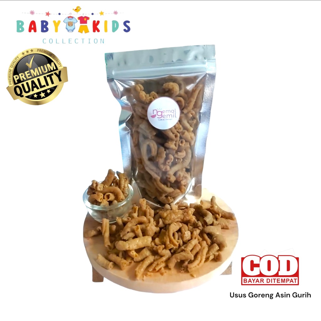 

Kerupuk Usus Goreng Rasa Asin Homemade Usus Original Gurih Kualitas Premium