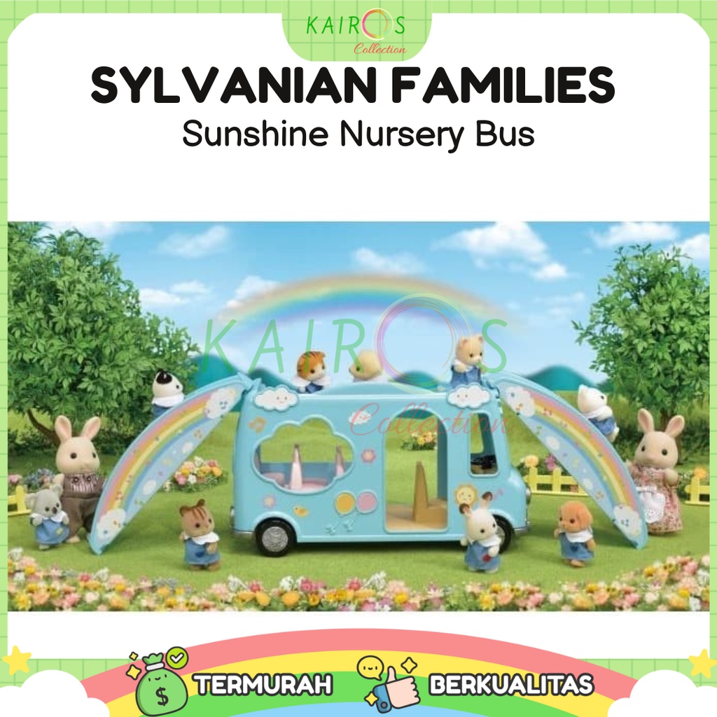 Sylvanian Families Sunshine Nursery Bus