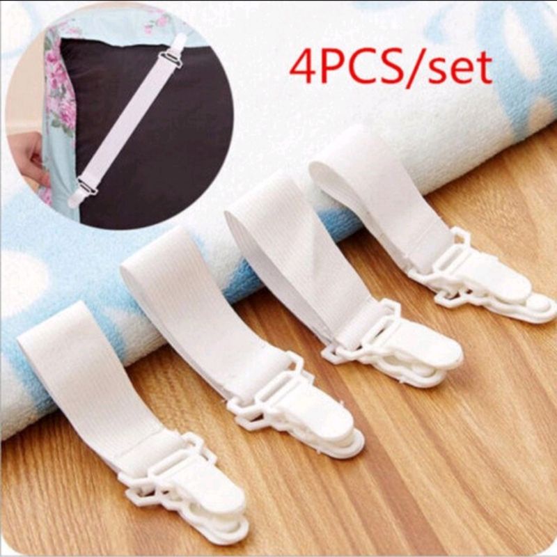 US079 Jepitan Sudut Sprei Penjepit Pengait Bed Sheet Grippers By Toko Haji Usman