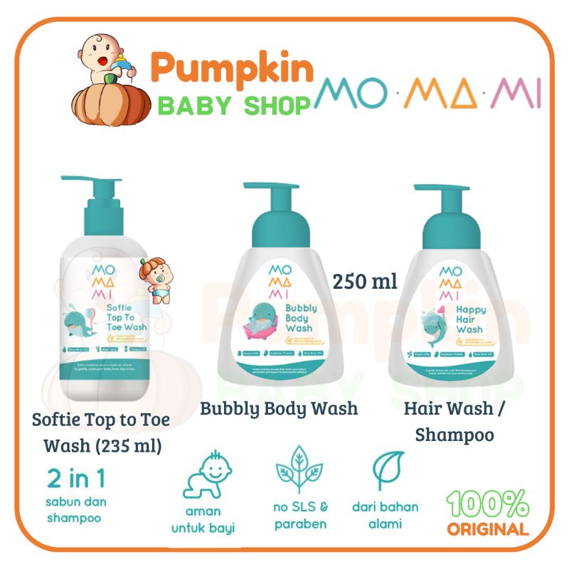 MOMAMI Bubbly Body Wash / Hair Wash / Softie head to toe wash