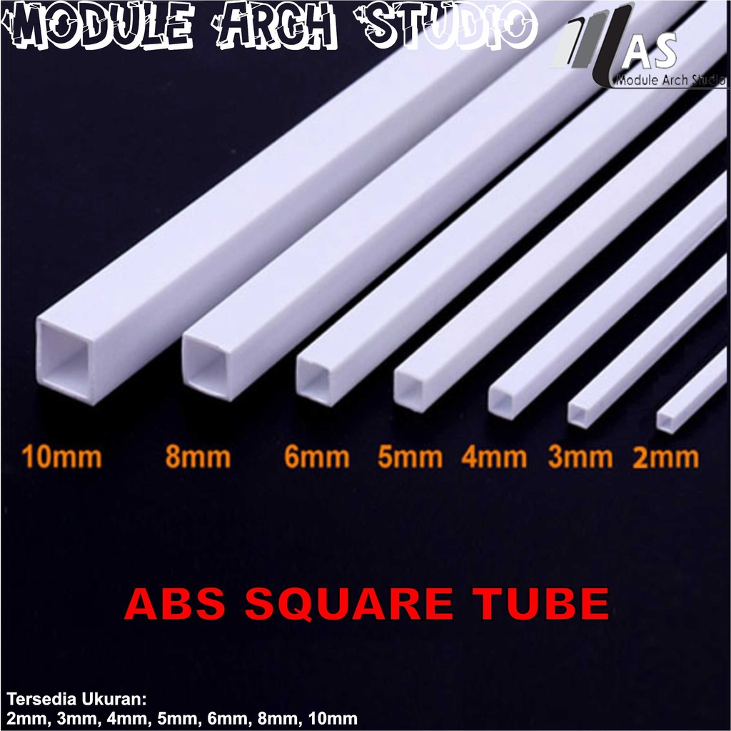 ABS Square Tube - Maket Pipa Kotak - Stick Plastik Kotak
