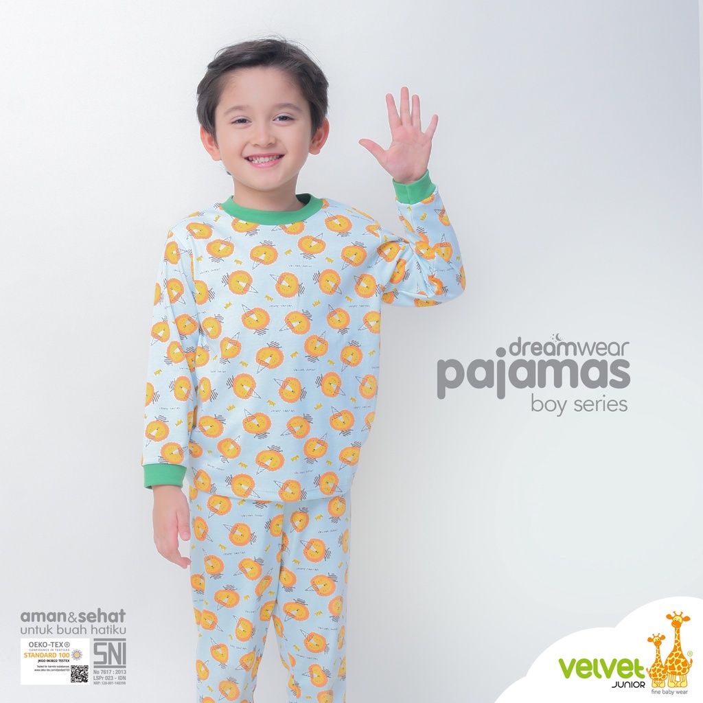 Baju Bayi Setelan Panjang Piyama Anak Laki Laki Perempuan Velvet Junior Brightful &amp; Cotton Candy Series